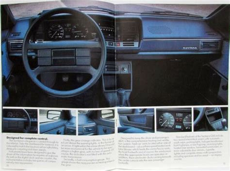 1983 Volkswagen Vw Santana Sales Brochure Uk Market Ebay