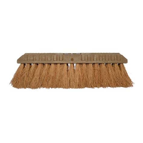12 Sweeping Broom Natural Coco Fibre Teepee Brush Manufacturers Ltd