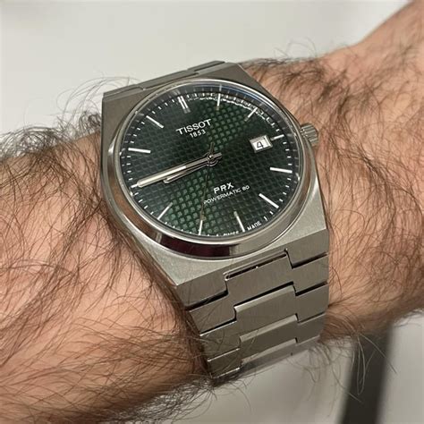 Tissot Prx Powermatic 80 Green Rwatches