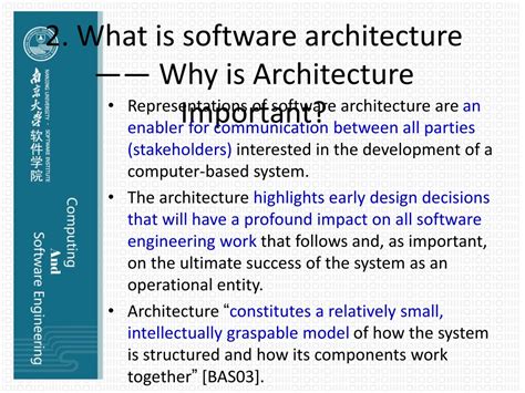 Ppt Computing And Se Ii Chapter 7 Software Architecture Design