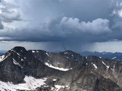 Rare Funnel Cloud Spotted Near Rocky Mountain National Park