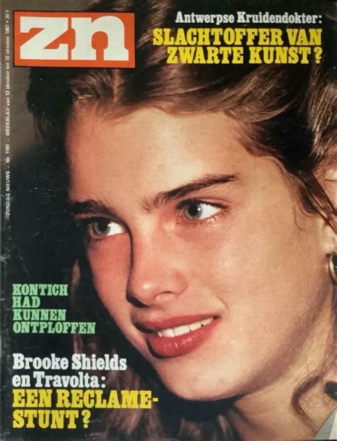 Brooke Shields Covers Zn Magazine Belgium October 1981 In 2021