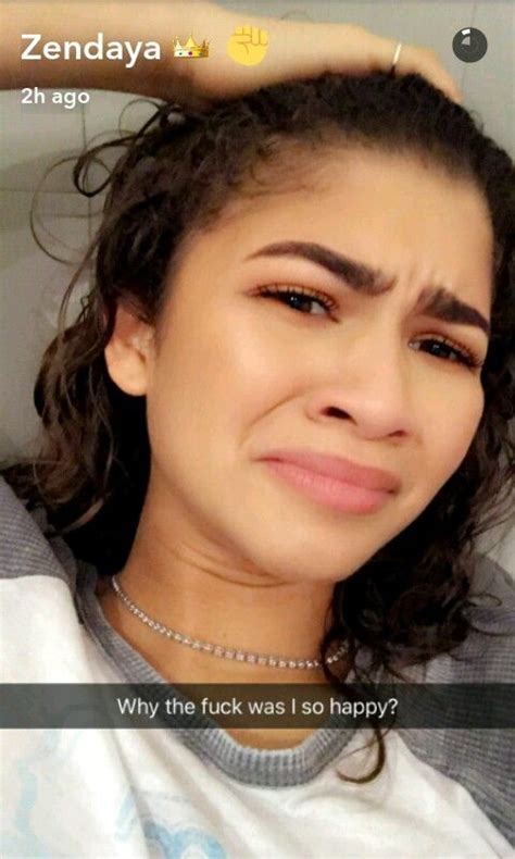 Zendaya Was Roasting Herself On Snapchat Im Living For This