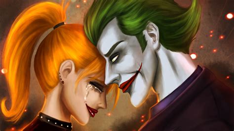 Love Joker And Harley Quinn 4k Wallpaper