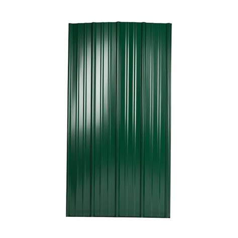 Metal Sales 3 Ft X 12 Ft Ribbed Forest Green Colorfit40 Paint System