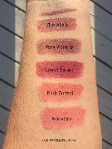 Charlotte Tilbury Pillow Talk Valentine Very Victoria Lipsticks My
