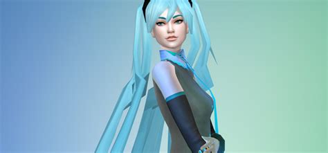 Sims 4 Vocaloid And Hatsune Miku Cc All Free To Download Fandomspot