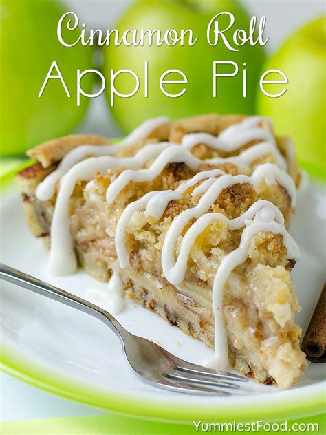 Cinnamon Roll Apple Pie Recipe From Yummiest Food Cookbook