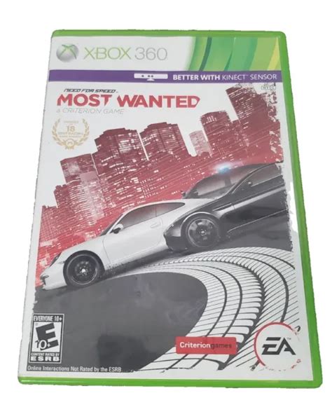 XBOX NEED For Speed Most Wanted Game Complete CIB Tested