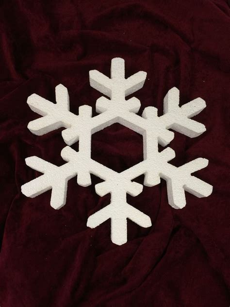 Foam Snowflake Perfect For Diy Styrofoam Projects For The Kids We