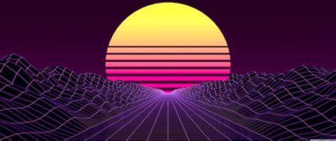 Download Synthwave Wallpaper Top Background By Nicolej15 1980