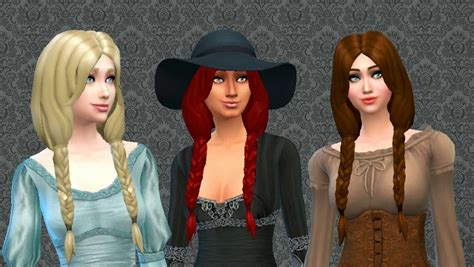 My Sims 4 Blog Kiara24 Choice And Braiding Hair For Females