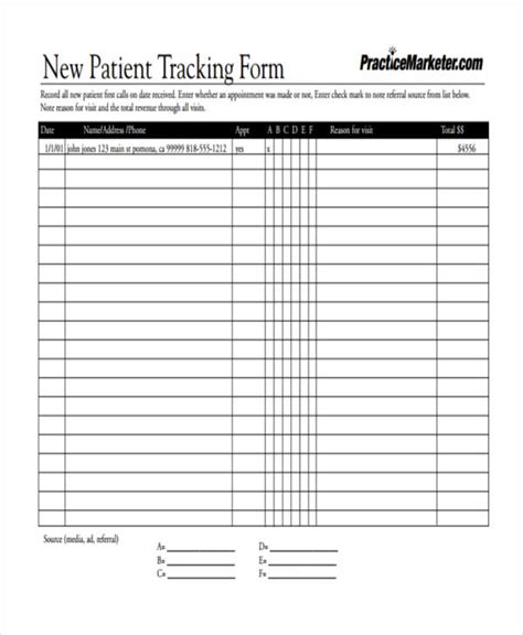 Free 32 Tracking Forms In Pdf Ms Word Excel