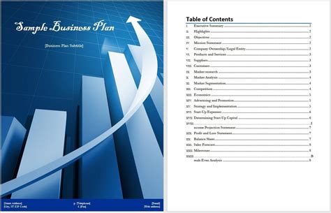 Sample Business Plan Templates Word Templates For Free Download