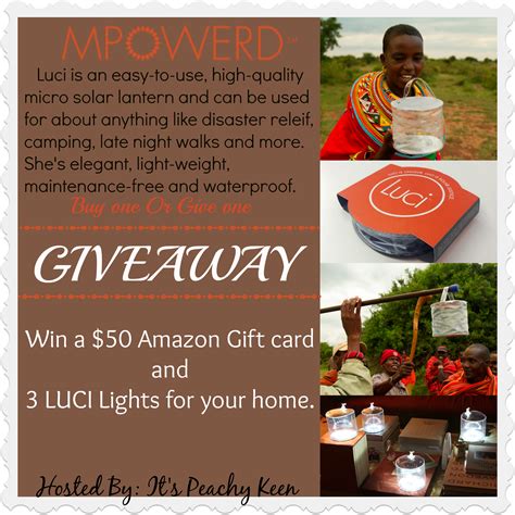 Win 50 Amazon T Card And 3 Luci Lights Tobethode