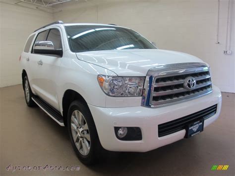 2010 Toyota Sequoia Limited 4wd In Super White Photo 22 037498