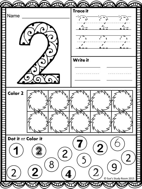 Recognizing Numbers 1-20 Worksheets Toddlers