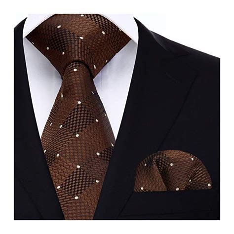 Hisdern Lot Pcs Classic Formal Elegant Men S Silk Tie Set Necktie