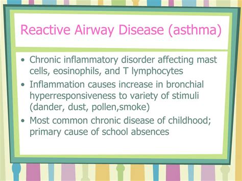 Reactive Airway Disease Child Airway Reactive Diseases Club Center 2