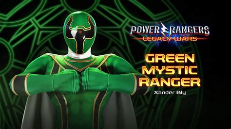 Xander Bly Green Mystic Ranger Official Moveset Power Rangers