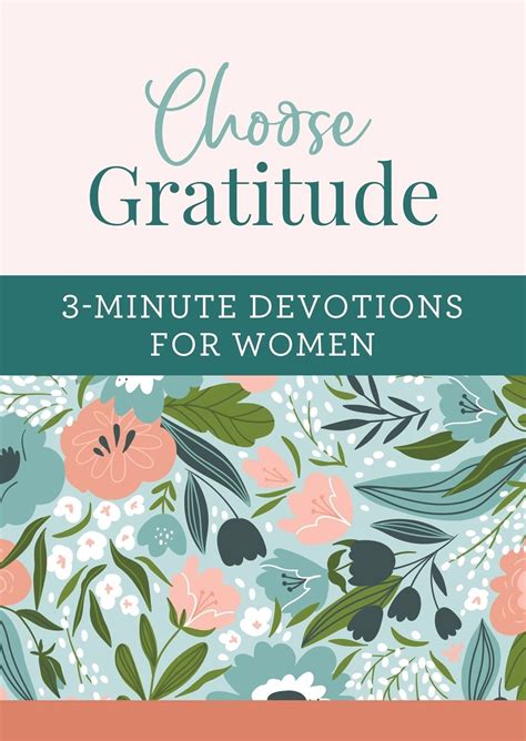 Choose Gratitude 3 Minute Devotions For Women Eden