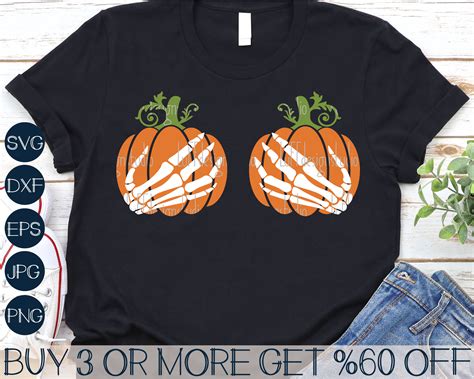 Pumpkin Boobie Svg Skeleton Hands Svg Funny Halloween Svg Etsy Israel Hot Sex Picture