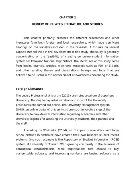 Doc Chapter 2 Review Of Related Literature And Studies Sheila Roble