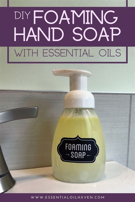 Diy Foaming Hand Soap Recipe Recipe Hand Soap Recipe