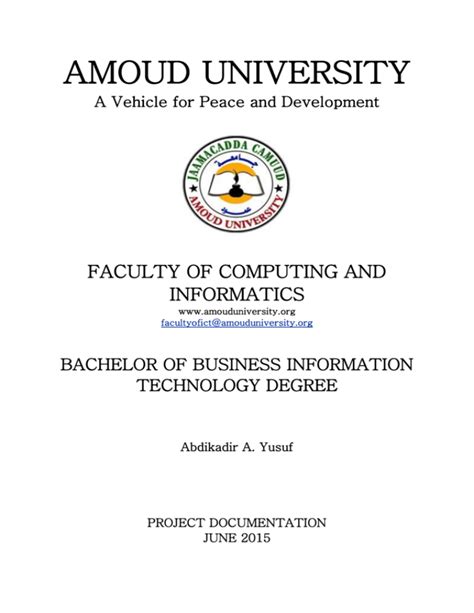 Bachelor Of Business Information Technology