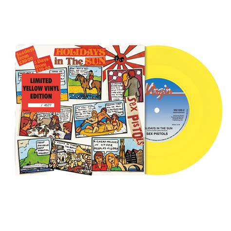 Sex Pistols Holiday In The Sun Exclusive Yellow 7 Vinyl And Poster Recordstore