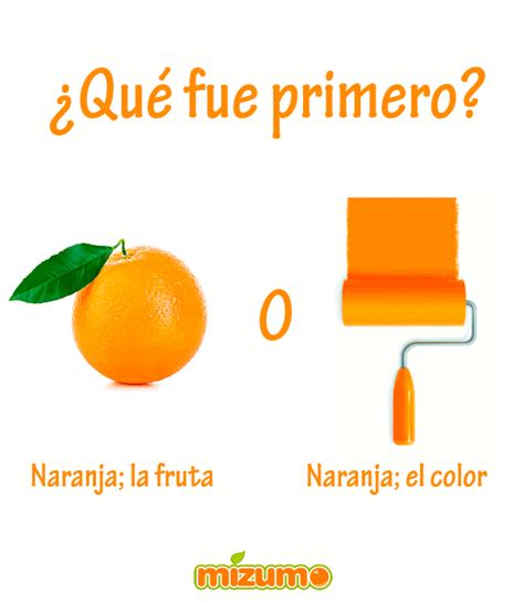 ¿naranja La Fruta O Naranja El Color Exprimidormizumo
