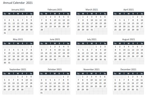 Adnia Solutions Free Annual Calendar Adnia Solutions Excel Templates