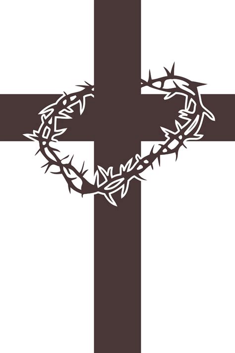 Cross And Thorns Vector Clipart Image Crown Of Thorns Celtic