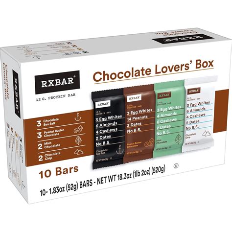 Buy Rxbar Protein Bars 12g Protein Gluten Free Snacks Variety Pack