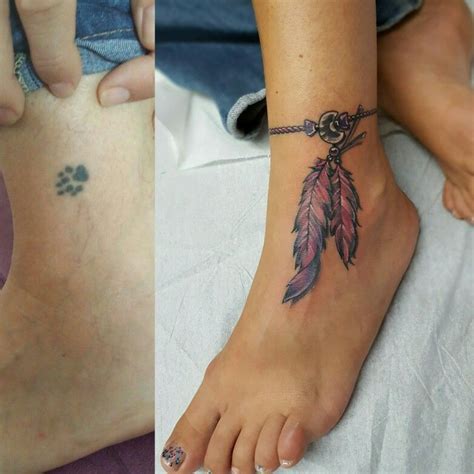 After all, tattoos for girls are no longer taboo and studies indicate the number of tattooed females actually exceed men with ink. Cover up anklet tattoo pink feather | Anklet tattoos, Pink tattoo, Pink tattoo ink