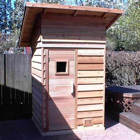4 X 4 Outdoor Sauna Kit Roof Heater Accessories