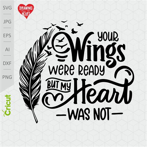 Your Wings Were Ready Butterfly Svg