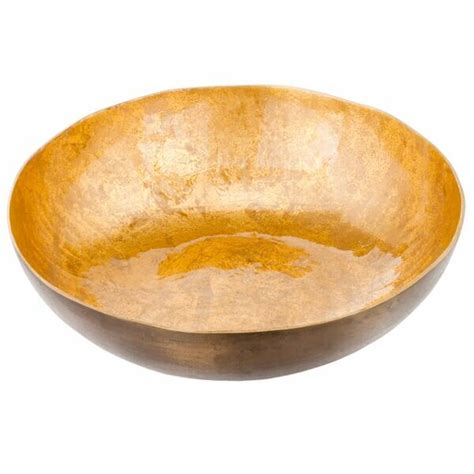 Modern Day Accents Metalico Large Round Decorative Bowl And Reviews Wayfair