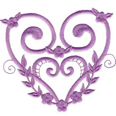 Free Embroidery Design Satin Heart I Sew Free Machine Embroidery