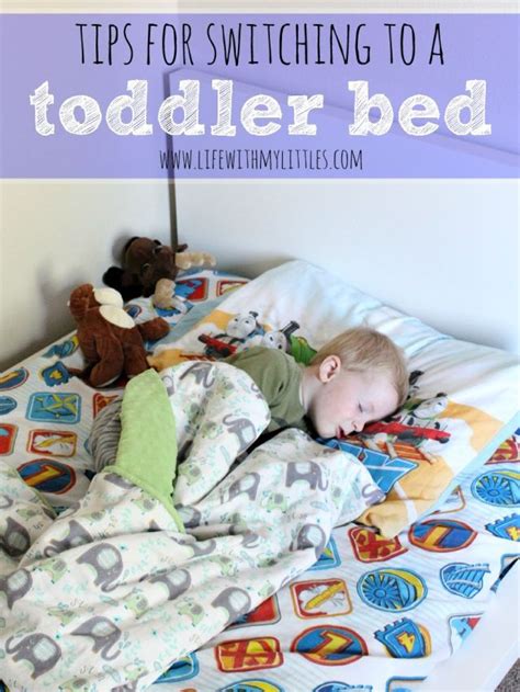 We moved my son into a toddler bed at 2. Tips For Switching to a Toddler Bed - Life With My Littles