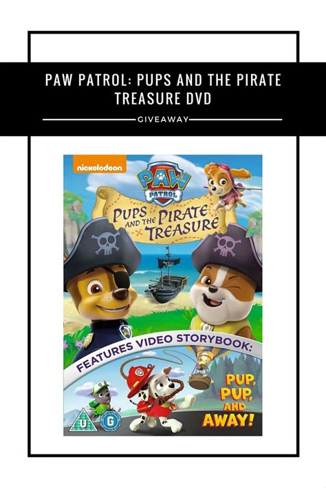 Paw Patrol Pups And The Pirate Treasure Dvd Paw Patrol Pirate