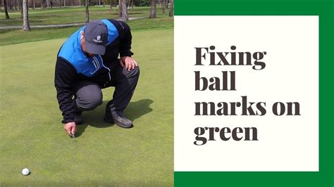 How To Fix Ball Marks Youtube