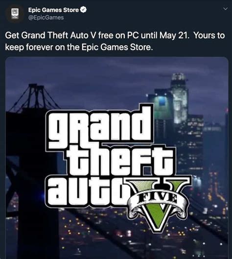 GTA 5 To Be Free On Epic Games Store Until May 21 [Updated]  SegmentNext