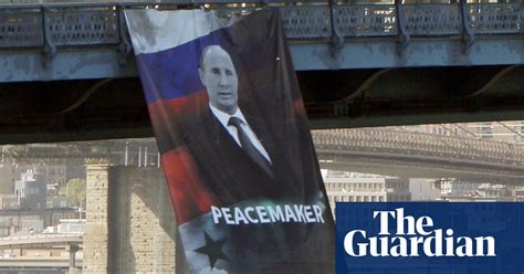 Putin The Peacemaker Banner Hung From Manhattan Bridge Puzzles