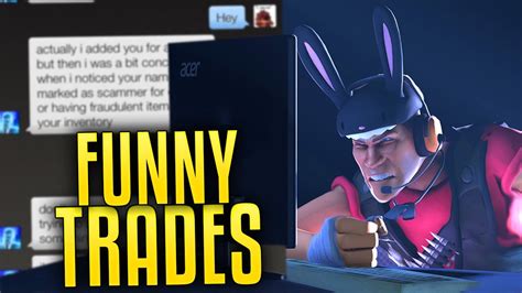 Tf2 Awful Scammer Gets Shut Down Funny Trades And Scam Attempts Youtube