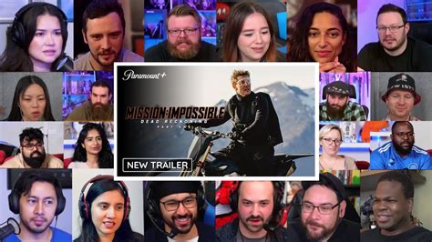 Mission Impossible Dead Reckoning Part One Official Trailer Reaction Mashup Youtube