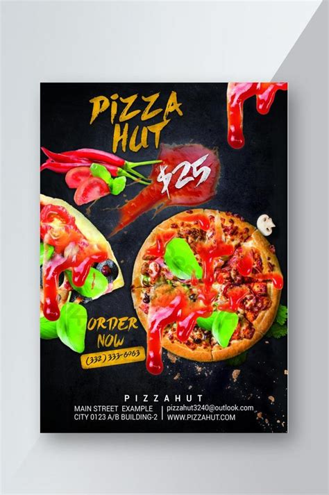 restaurant pizza flyer psd free download pikbest