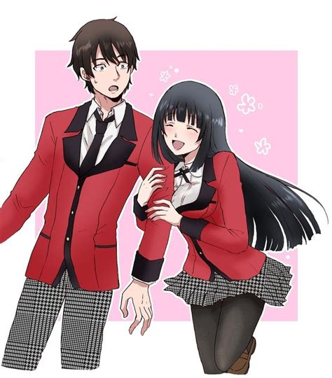 Ryota Suzui And Yumeko Jabami Kakegurui Casais Bonitos De Anime