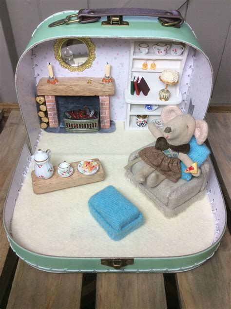 Pin By Stacy Young On Kid Ideas Doll House Crafts Diy Doll Suitcase