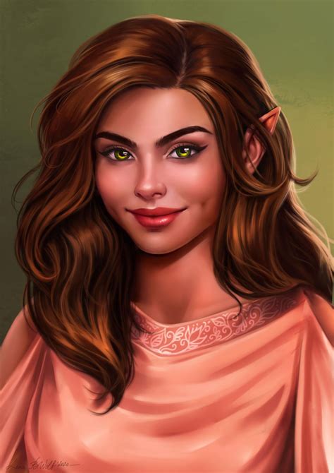 Elpis Commission By Lenabwolf On Deviantart Character Portraits
